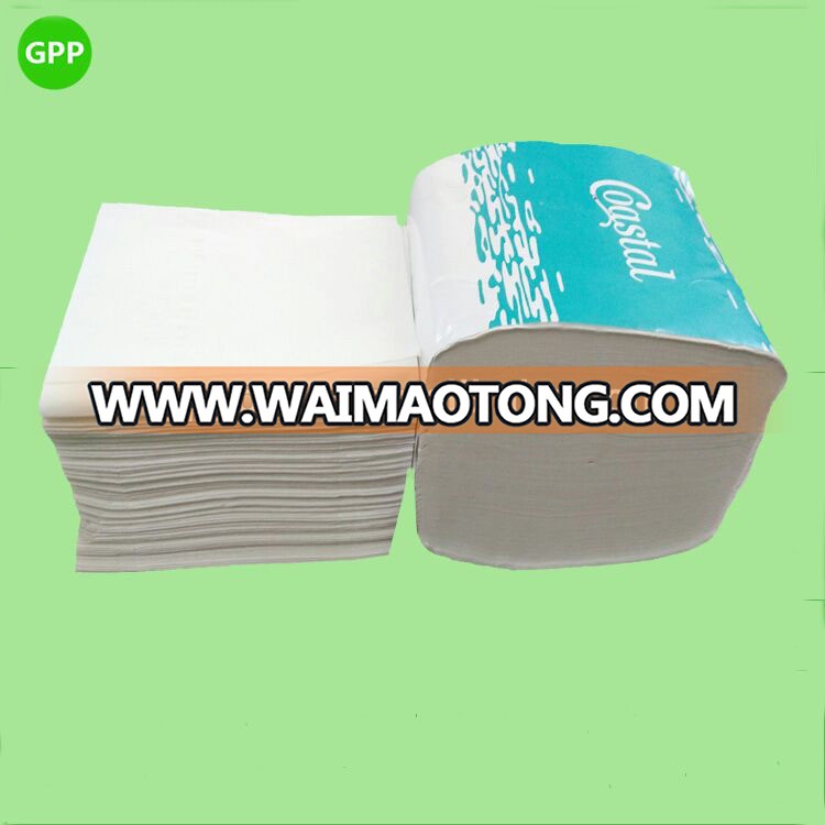 GuangDong toilet tissue paper interleaved toilet paper