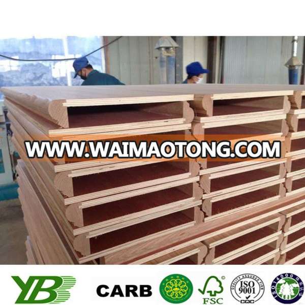 Wood stair tread and riser plywood particle board chipboard material