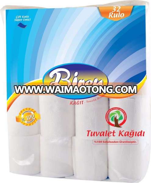 Birsu 32 Rolls Toilet Tissue Paper (2 Bags per Parcel)