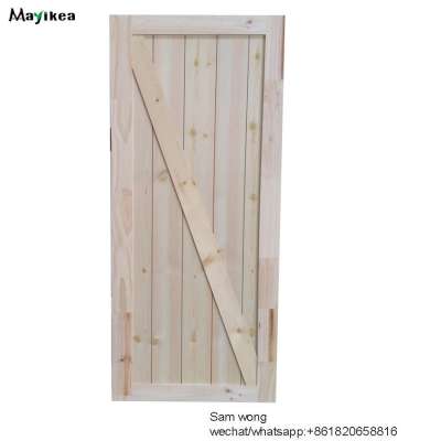 interior solid pine door / barn door