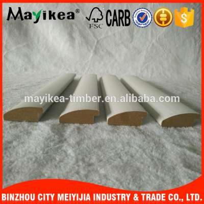 2017 Wholesale cheap price smooth and complete cover wood baseboard