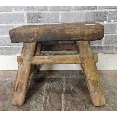 Children's bench made of elm wood