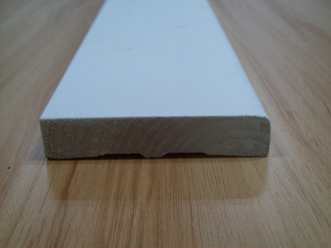 White Primer Wood Skirting Mouldings